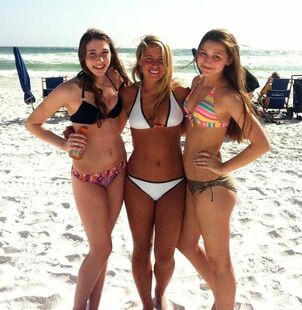 hot girls at beach